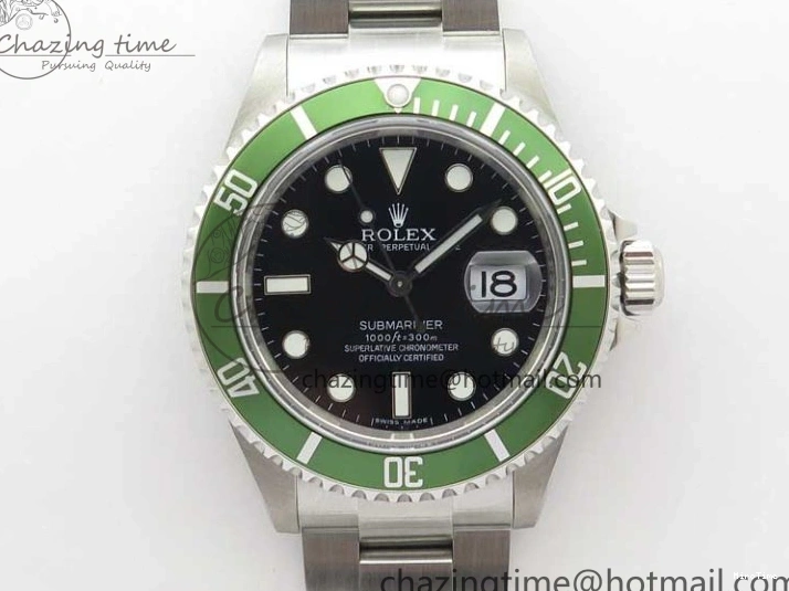 MiroTime 0502 Effortless Submariner 16610 LV Kermit Green 904L Steel ARF1:1 Best Edition on SS Bracelet SH 2577
